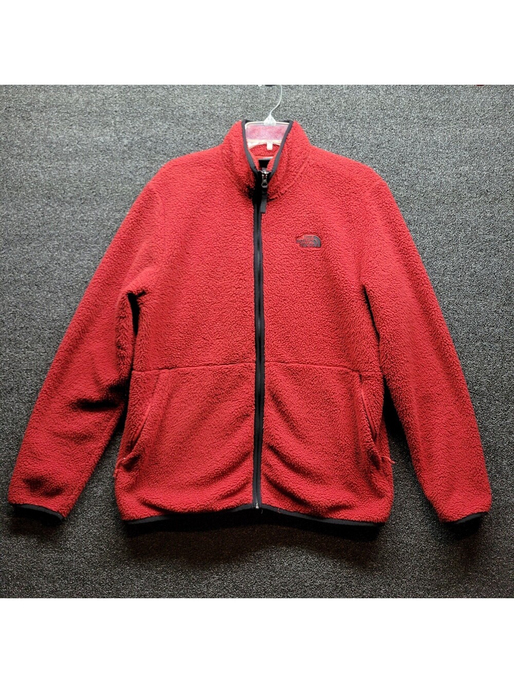 The North Face Dunraven Sherpa Men's Sz L Deep Pile Fleece Sweater Jacket